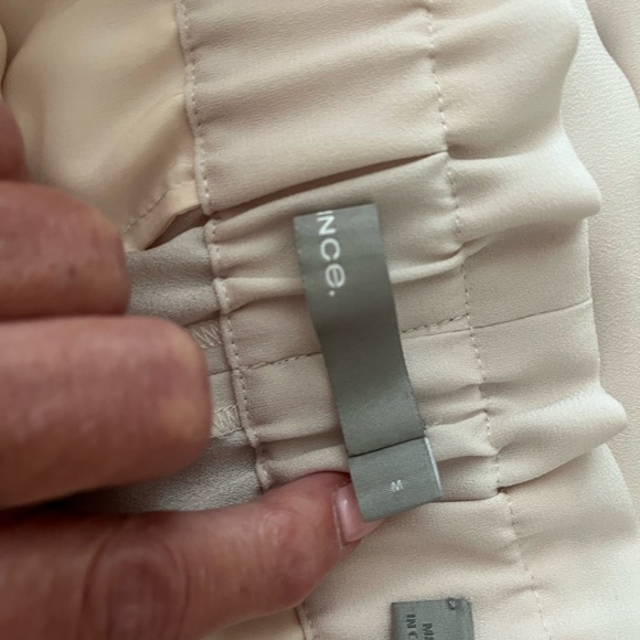 VINCE DRAPEY CREPE WIDE LEG PANTS - Picture 9 of 12